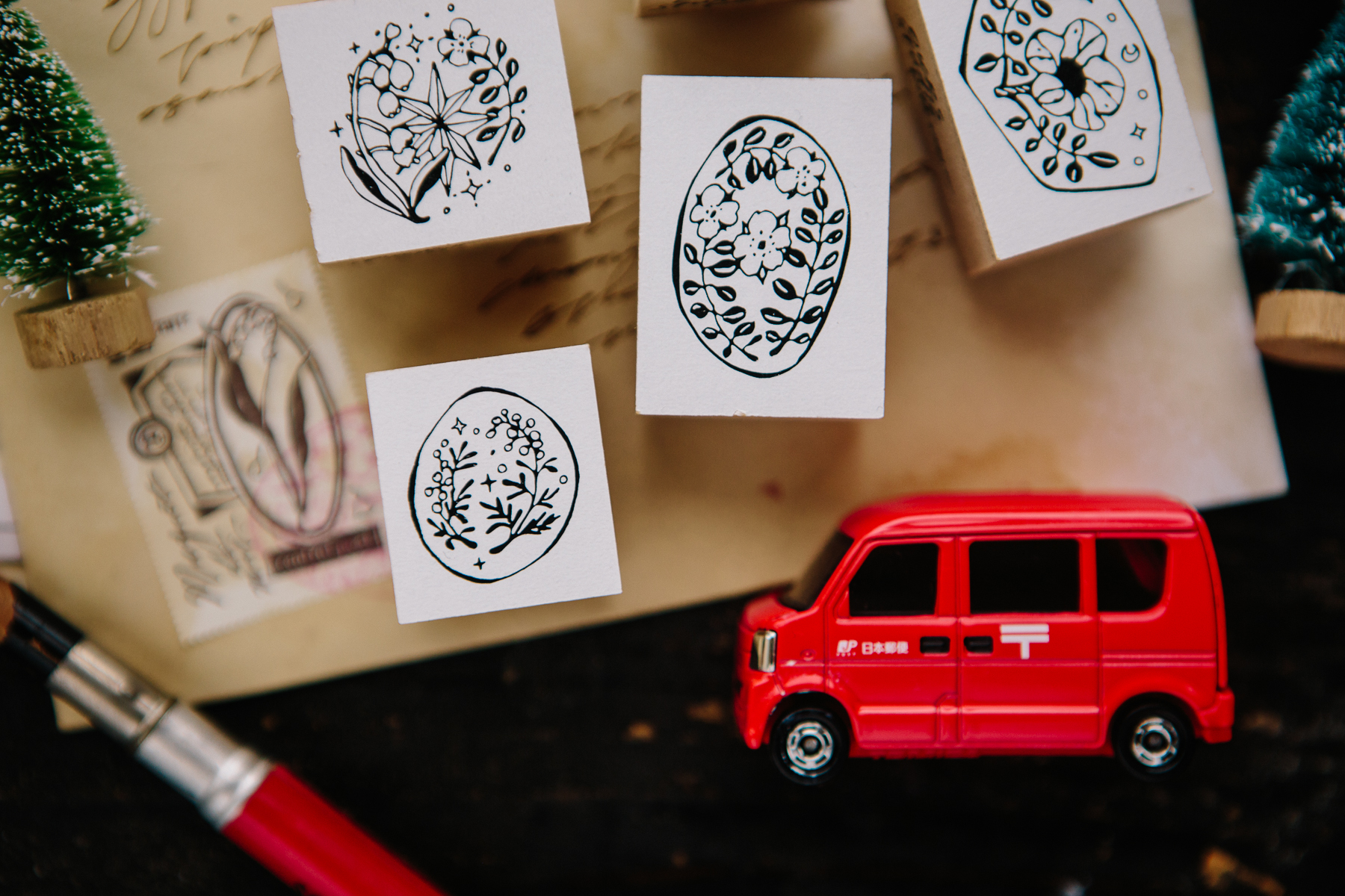 OURS - Central Post B Stamp Set