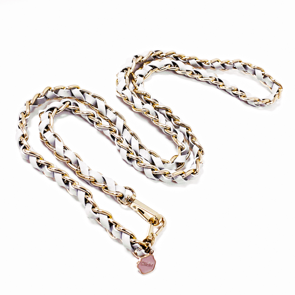 Candies 晚宴包長粗鏈(白)