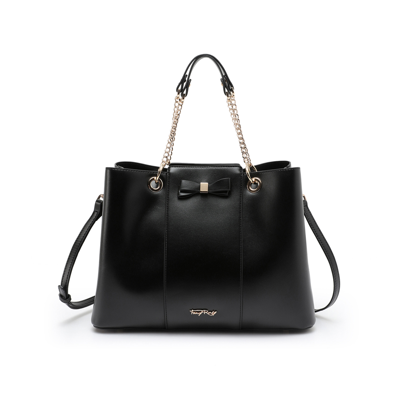Fancy Bow Bow Top Handle Shoulder Bag