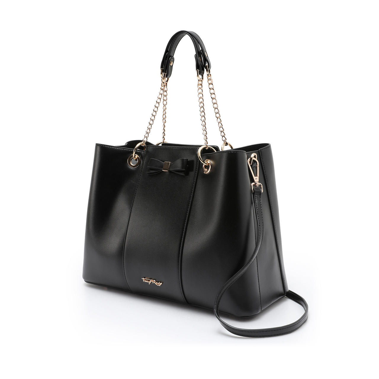 Fancy Bow Bow Top Handle Shoulder Bag