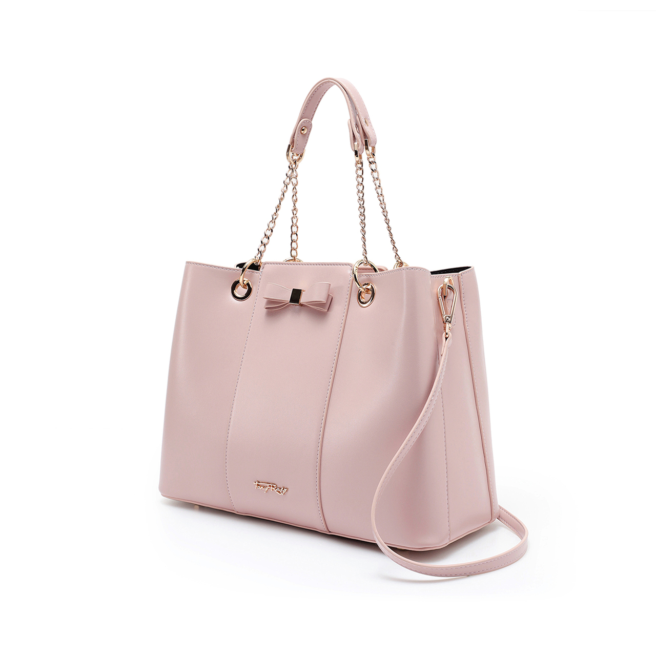 Fancy Bow Bow Top Handle Shoulder Bag