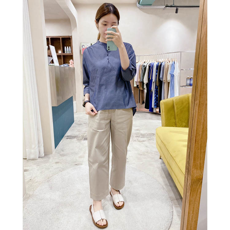 簡單日記開襟生活襯衫-風之語