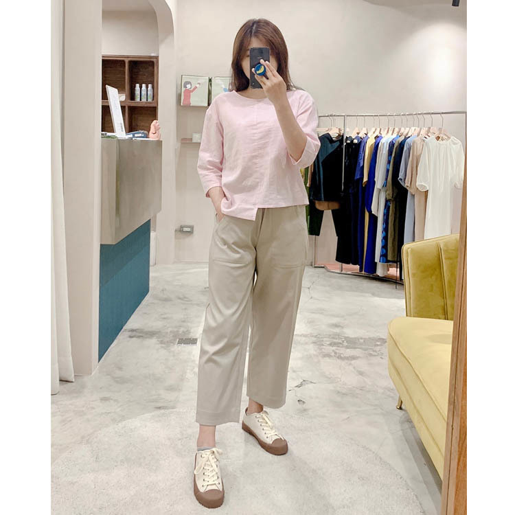 午後乘涼七分袖上衣-幻雨