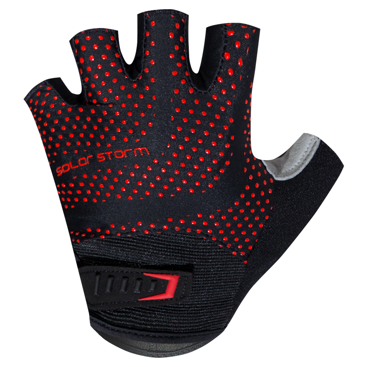 半指手套 暴風 黑紅