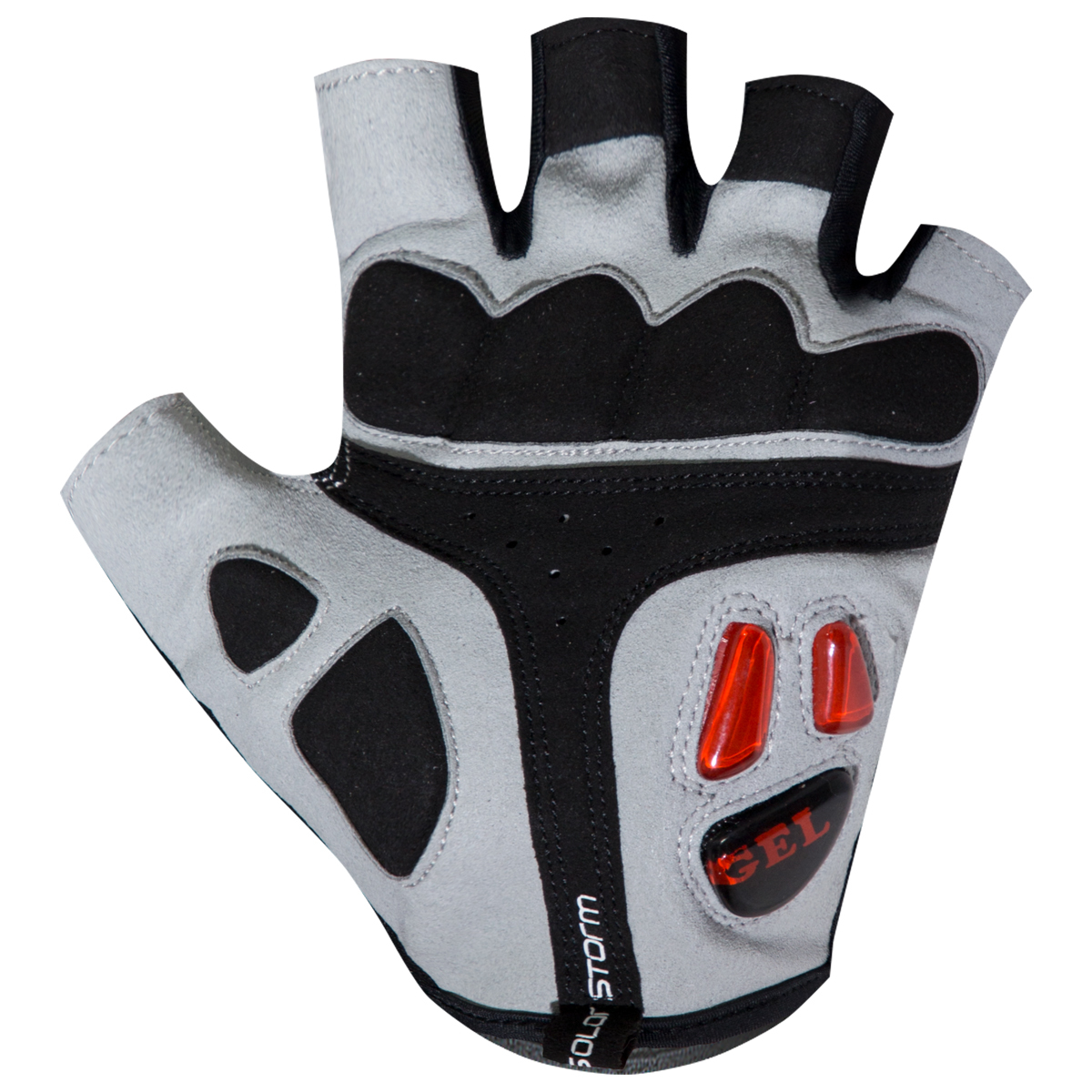 半指手套 暴風 黑紅