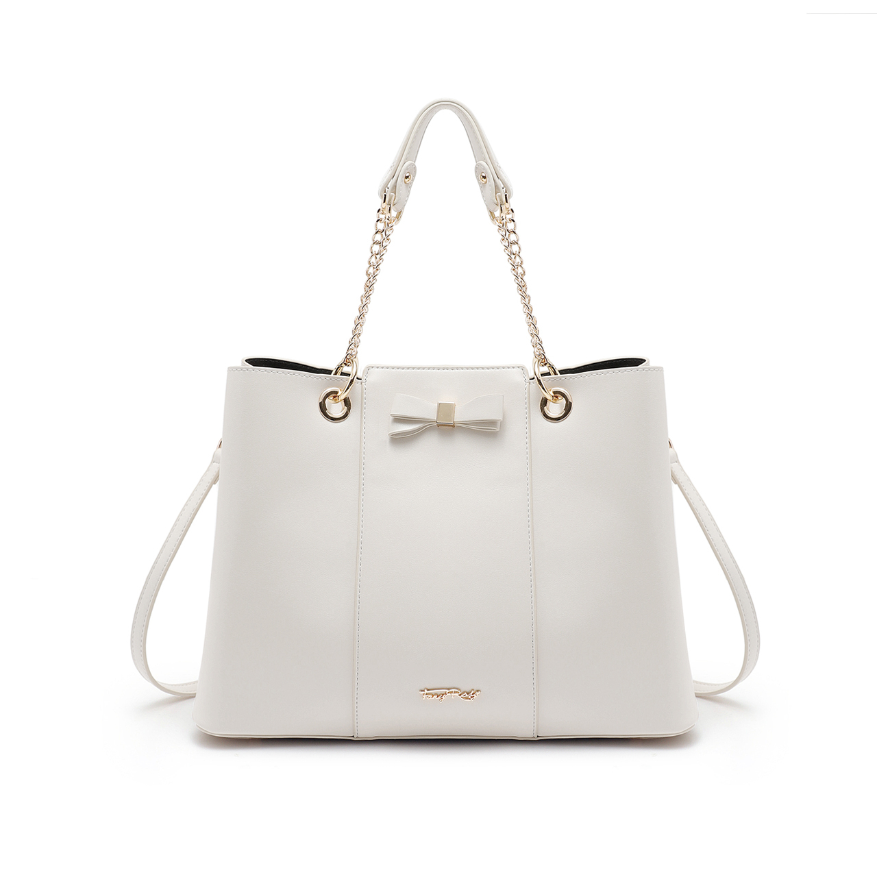 Fancy Bow Bow Top Handle Shoulder Bag