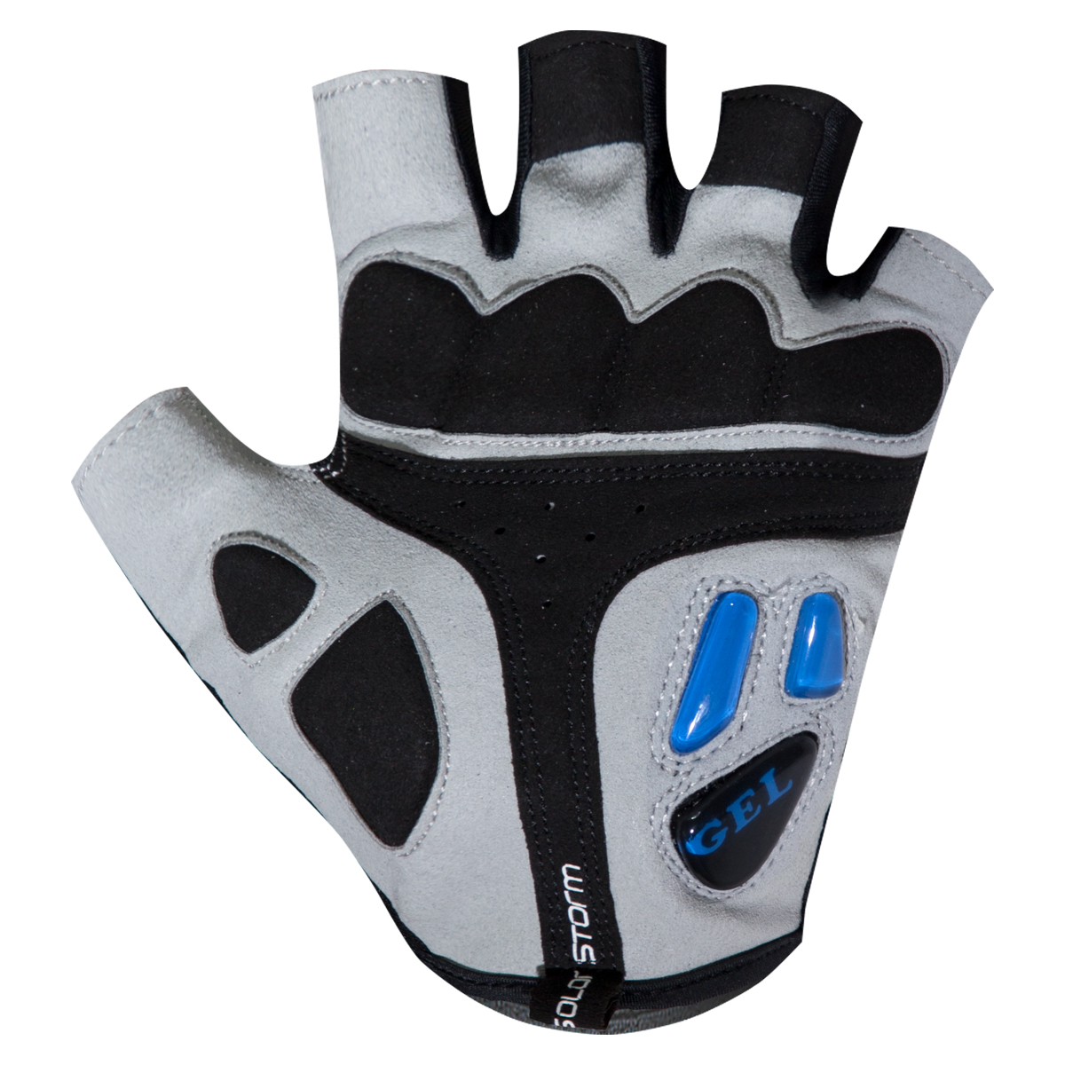 半指手套 暴風 黑藍