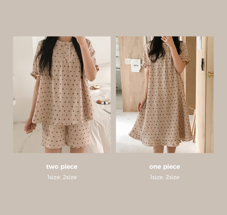 韓國代購 🇰🇷 韓國睡衣品牌 Juuneedu  睡衣 玫瑰蕾絲 棉質短袖睡衣 家居服 居家服