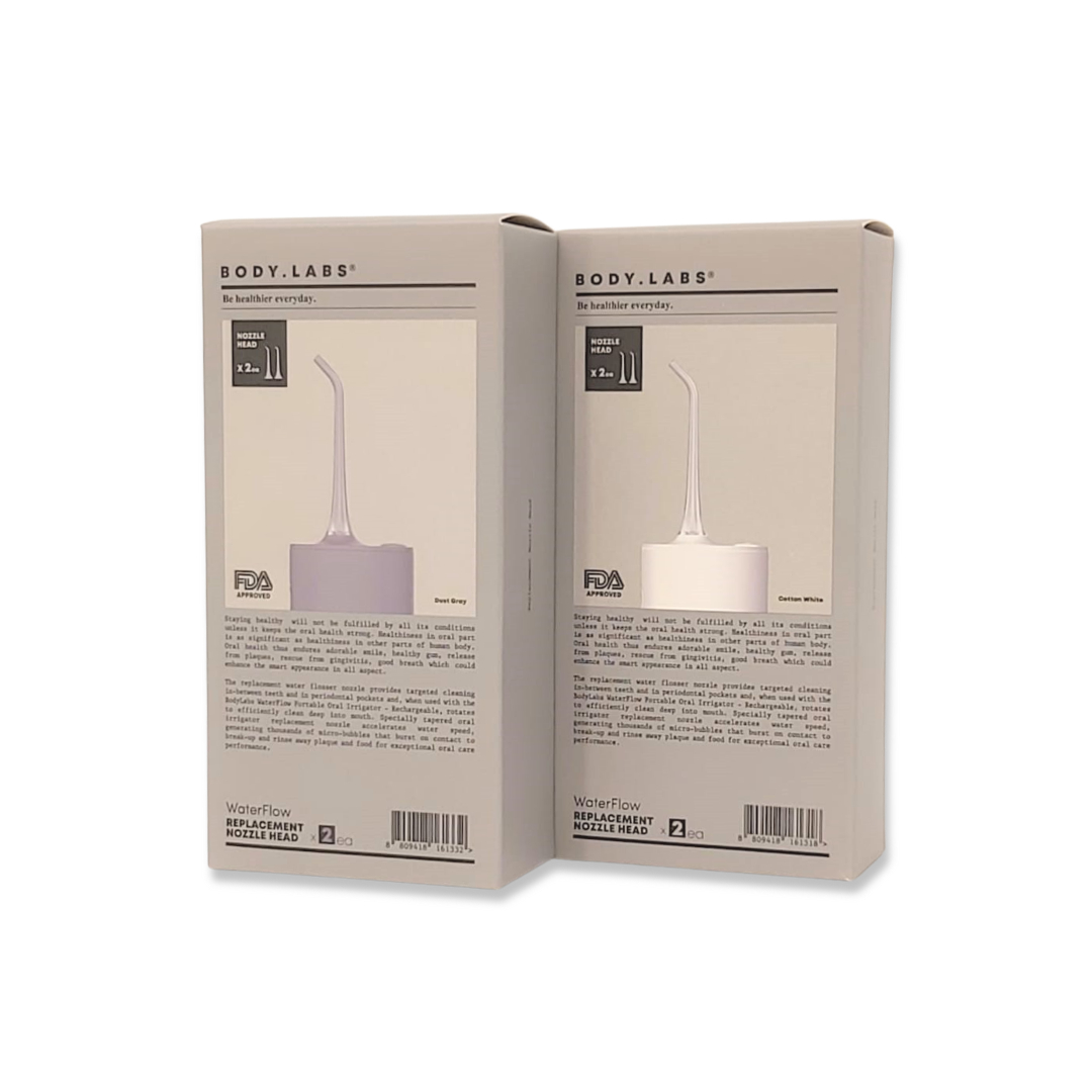 韓國 BODY LABS - 便攜式水牙線 - 替換噴咀 | FDA認證, 一盒兩枚