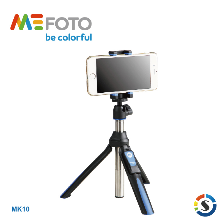 【MEFOTO 美孚】藍牙自拍迷你腳架組 MK10 (附藍牙遙控器)