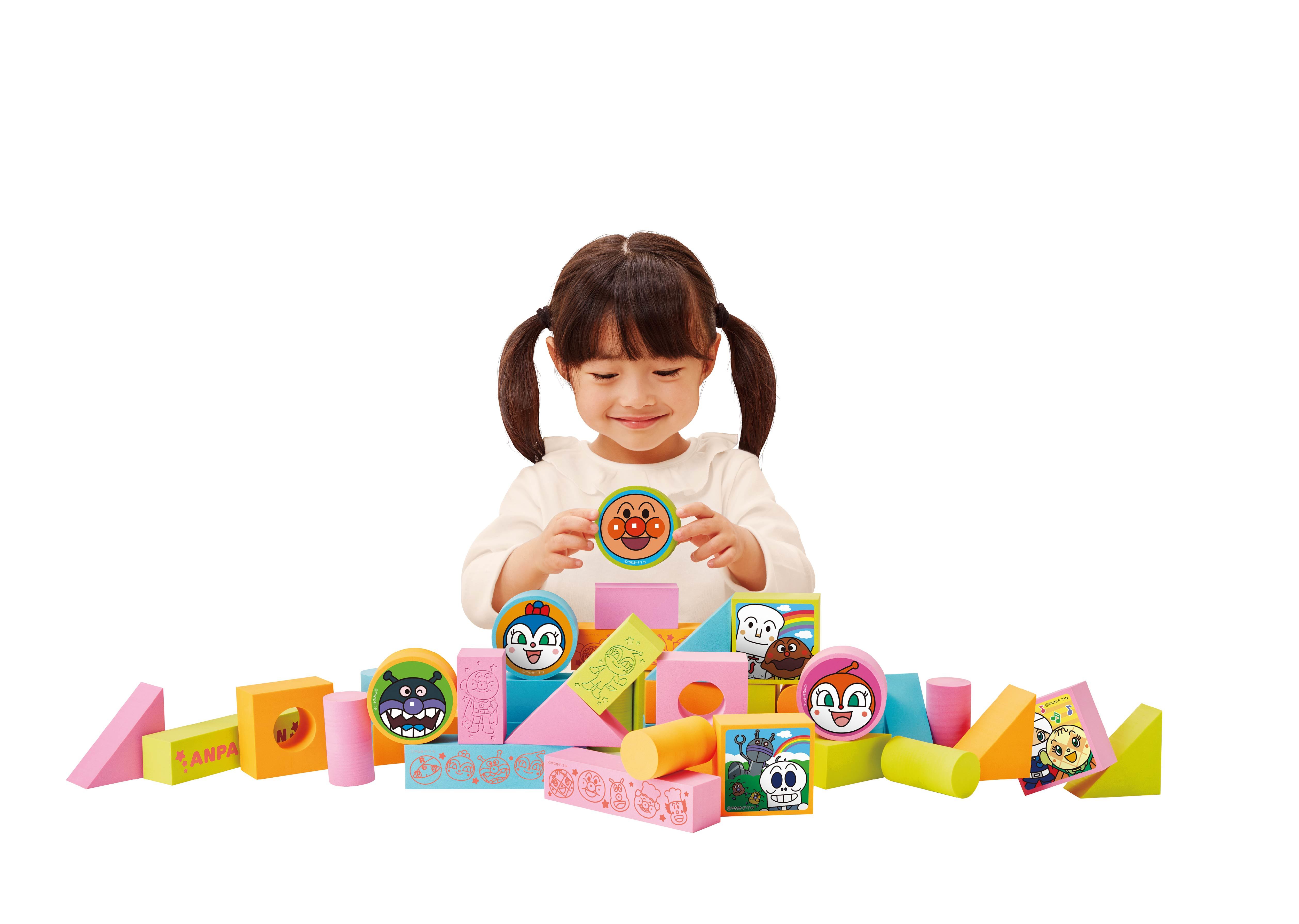 麵包超人靜音軟式積木