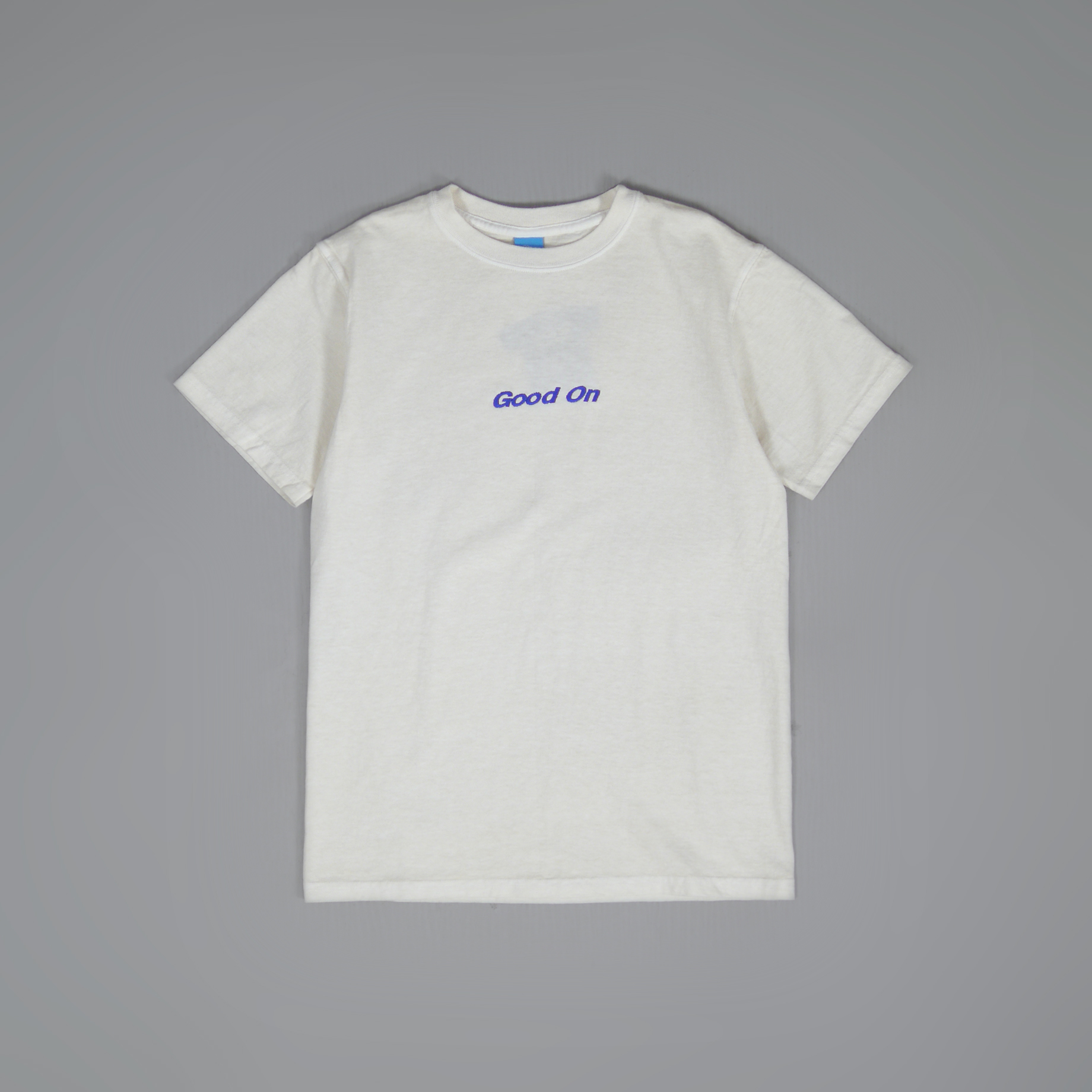 GOOD ON Logo EMB. Tee (Pigment Dye) ╭ 3色 ╮