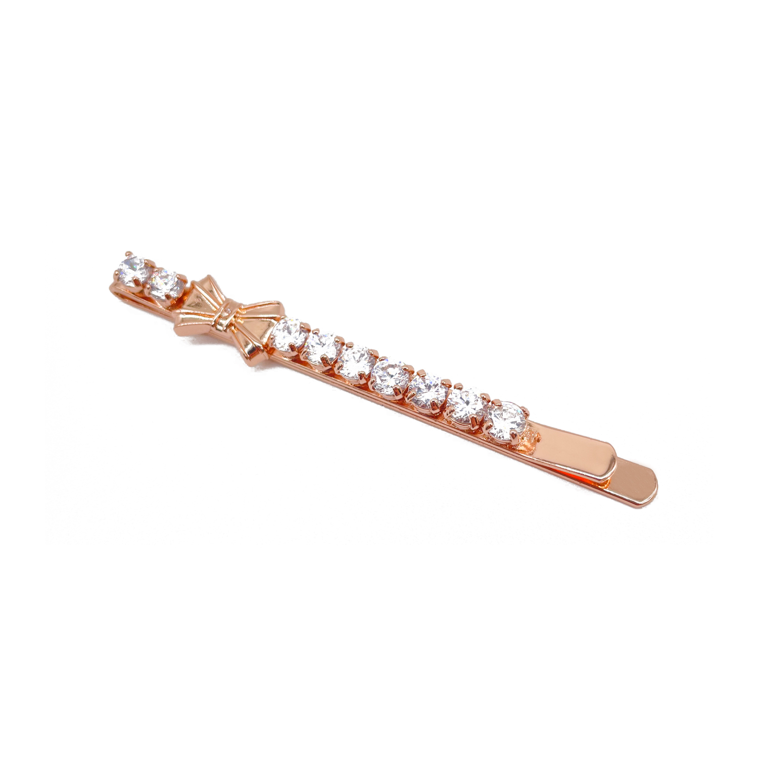 Bow Bow Crystal Hair Clip