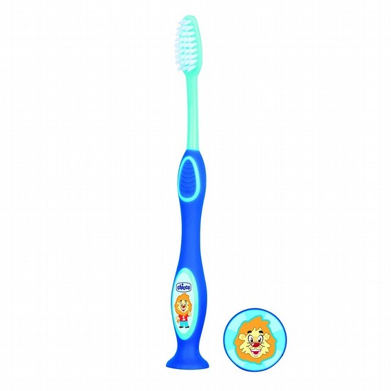 兒童成長牙刷-藍