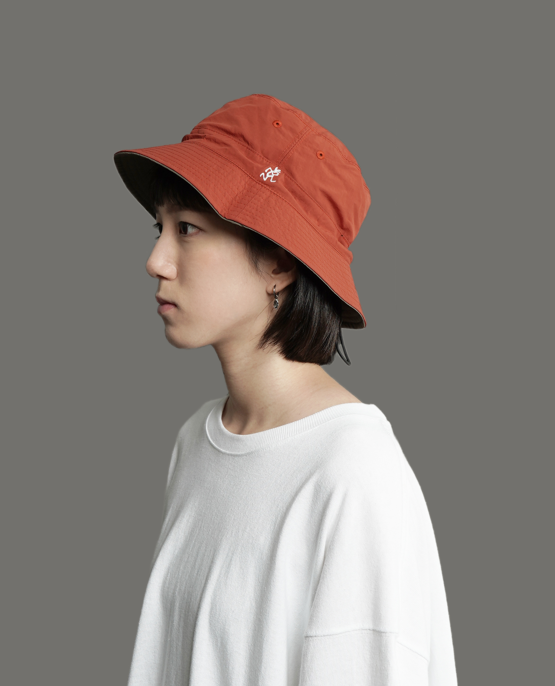 GRAMICCI SHELL REVERSIBLE HAT - 21SS 滑料雙面戴漁夫帽