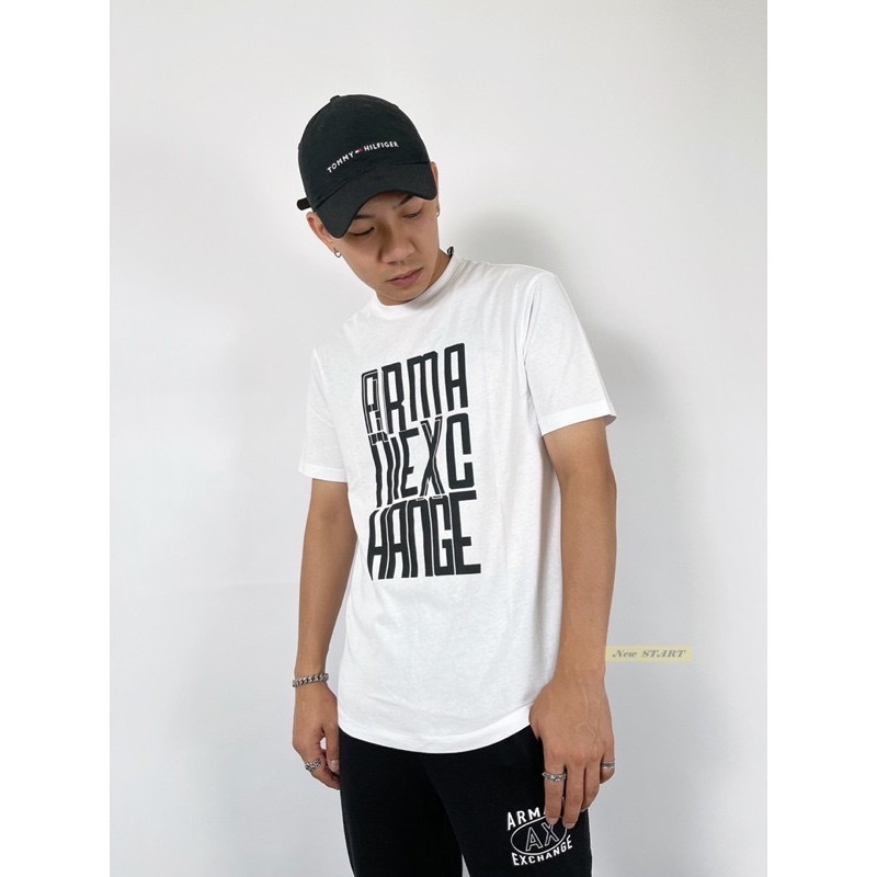 Armani Exchange AX 排字大Logo 短袖T恤 短T