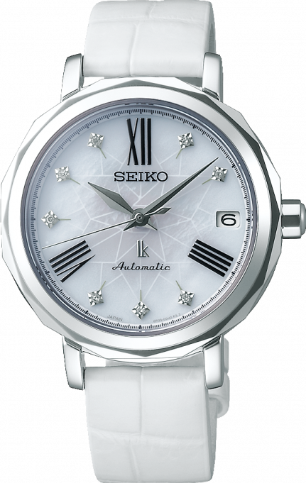 萬年鐘錶 - SEIKO  LUKIA   銀座 25周年紀念 美學設計限量機械鱷魚皮革女錶  SPB133J1  / 6R35-00N0W  錶徑34.8 MM