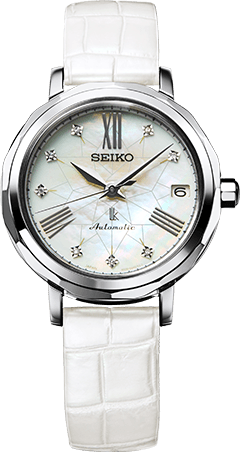 萬年鐘錶 - SEIKO  LUKIA   銀座 25周年紀念 美學設計限量機械鱷魚皮革女錶  SPB133J1  / 6R35-00N0W  錶徑34.8 MM