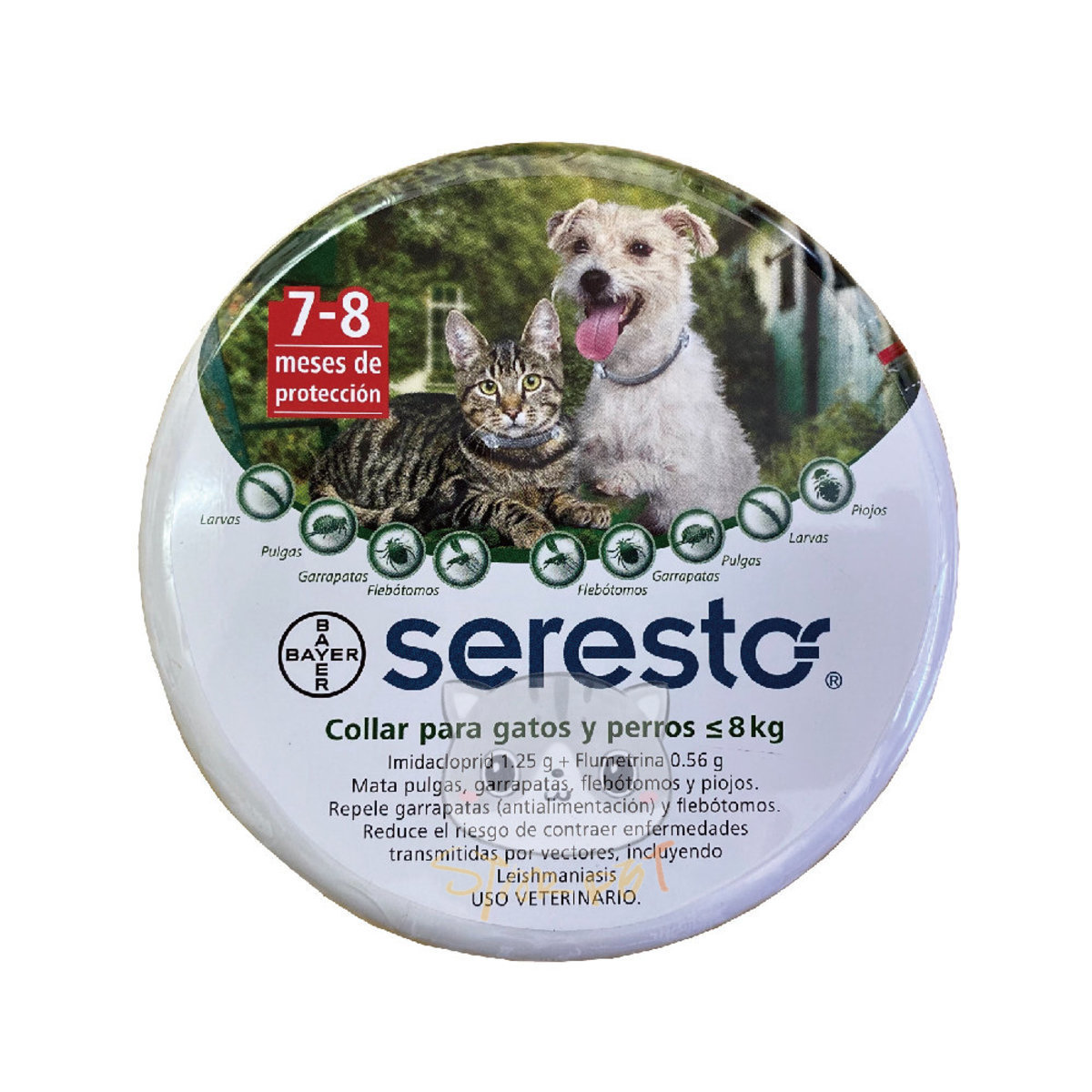 Seresto Flea and Tick Collar for Dogs, 8-Month Flea and Tick Collar for Large Dogs below 8kg