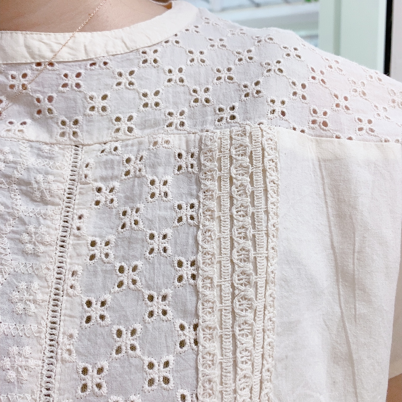 現貨｜ 日本文青風全棉LACE連身裙