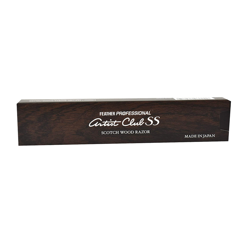 日本製Feather 專業木柄直式剃鬚刀Artist Club SS｜專業理容用品