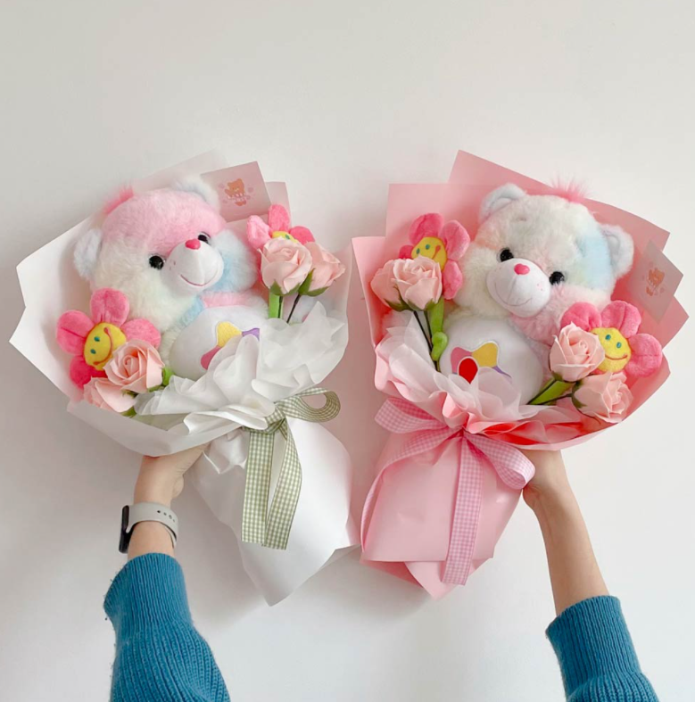 預購韓國正版官方授權care Bears 熊熊花束畢業花束花束求婚畢業禮物