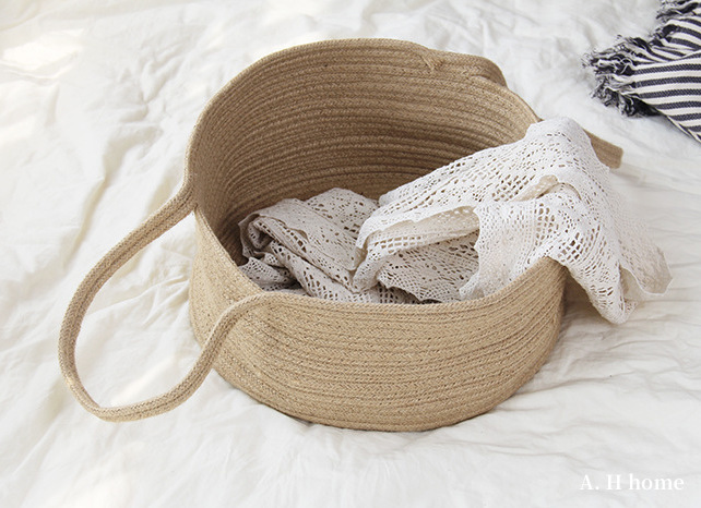 【ＡＨ304】波希米亞米亞編織收納籃