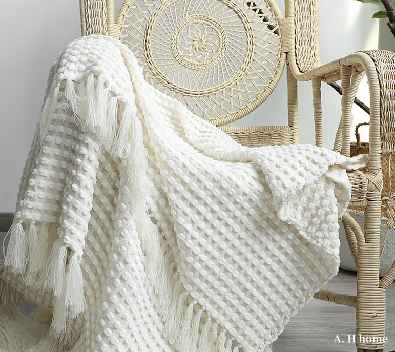 【ＡＨ309】波希米亞雪尼爾沙發毯