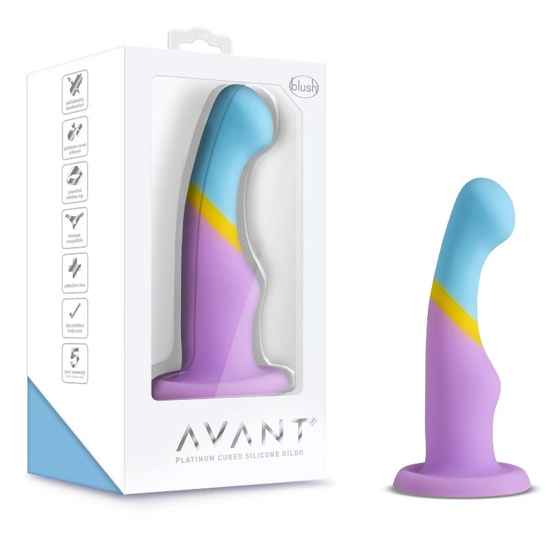 〔美國品牌〕Avant D14 Heart of Gold 人手製 矽膠吸盤G點按摩棒