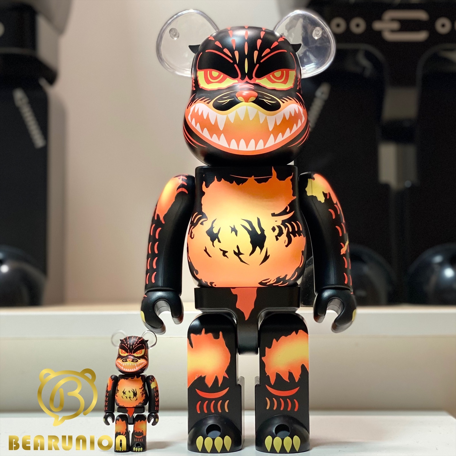 bearbrick godzilla meltdown