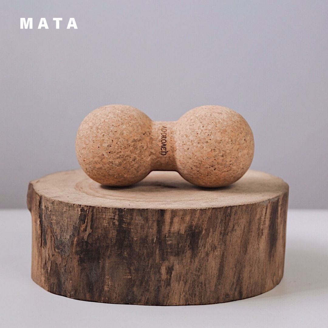 MATA【Approach Yoga】 軟木花生按摩球