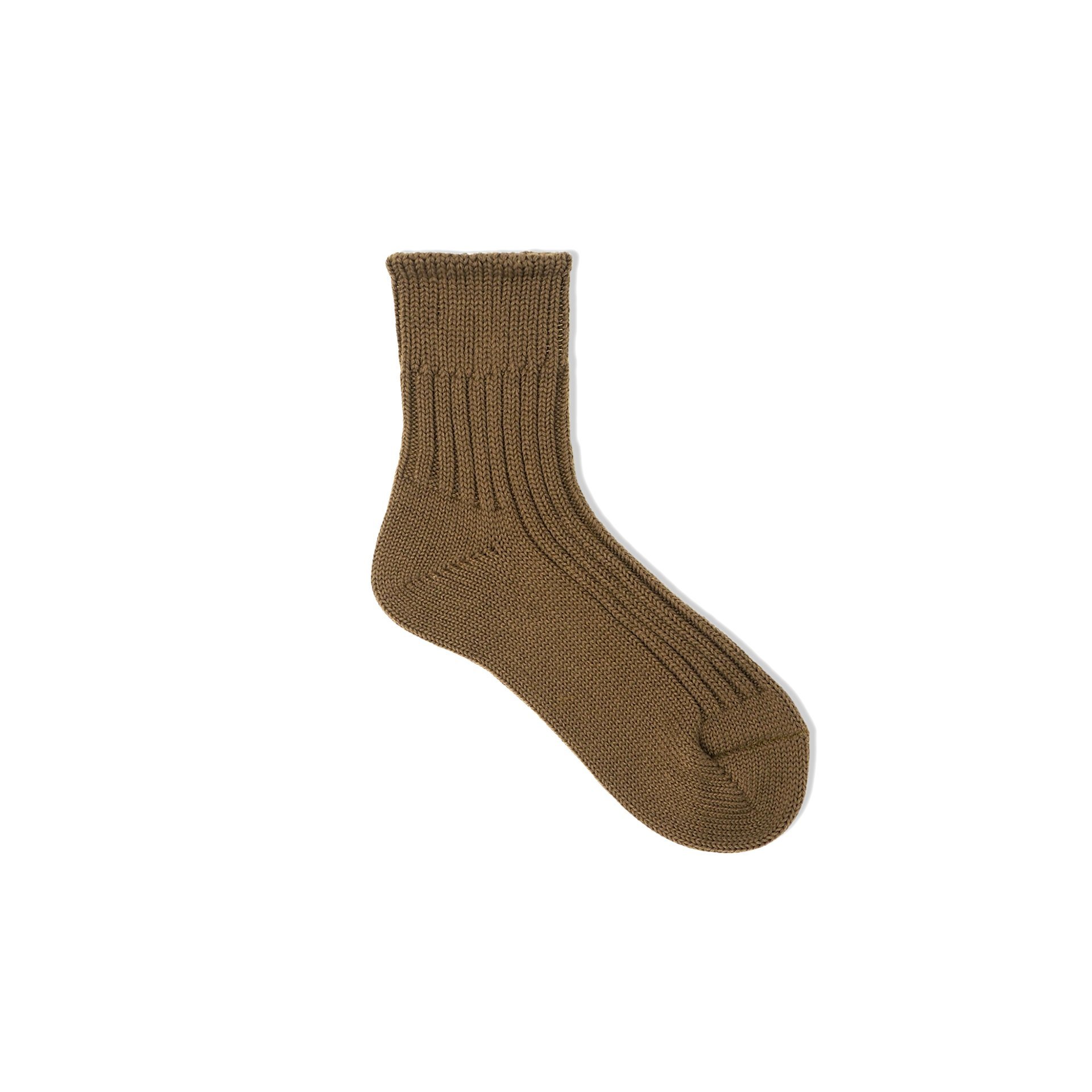 [現貨] Decka DE-26 Low Gauge Rib Socks "Olive"
