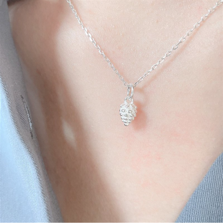 │日常│幸運松果 • 項鍊 • 純銀項鍊 • 925 silver