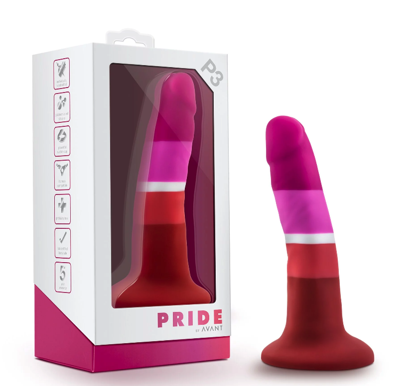 〔美國品牌〕Avant Pride P3 Beauty 人手製 矽膠吸盤G點按摩棒