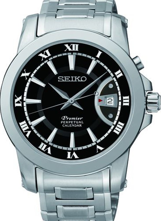 萬年鐘錶 - SEIKO Premier 萬年曆男錶  6A32-00X0D / SNQ141J1  錶徑41MM