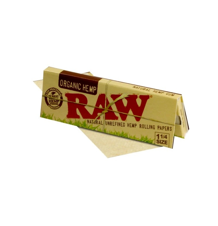 🇪🇸RAW - Organic Hemp 1 1/4 Rolling Papers 有機捲煙紙 （50入）