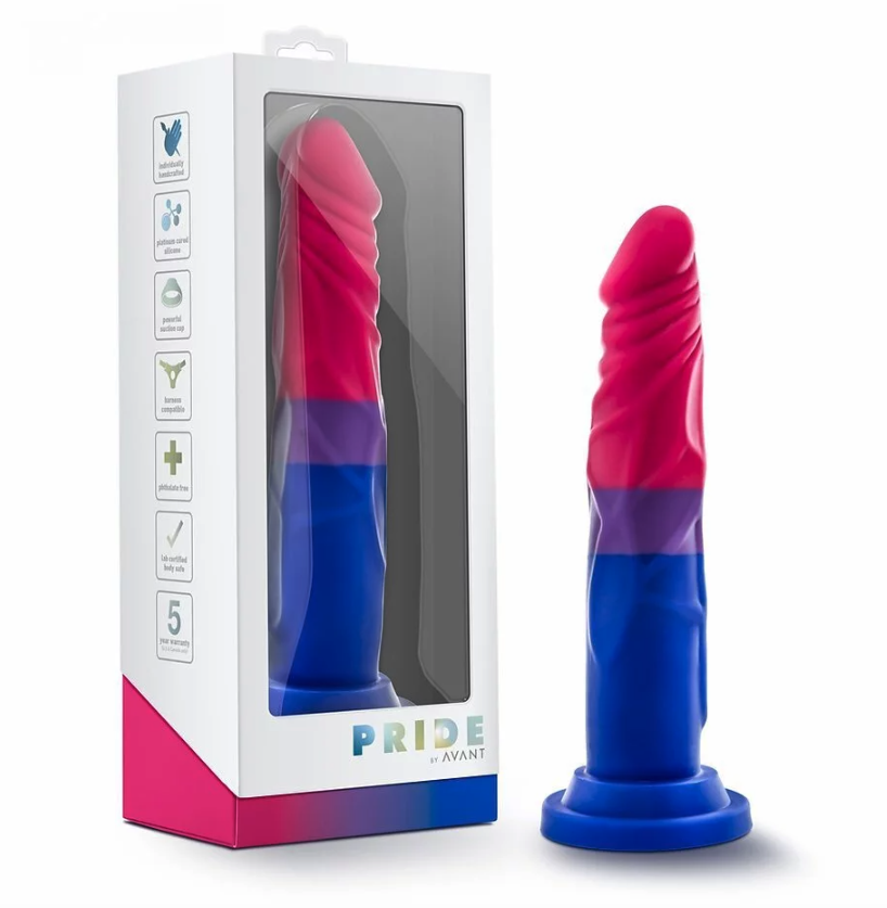 〔美國品牌〕Avant Pride P8 Love 人手製 矽膠吸盤仿真按摩棒