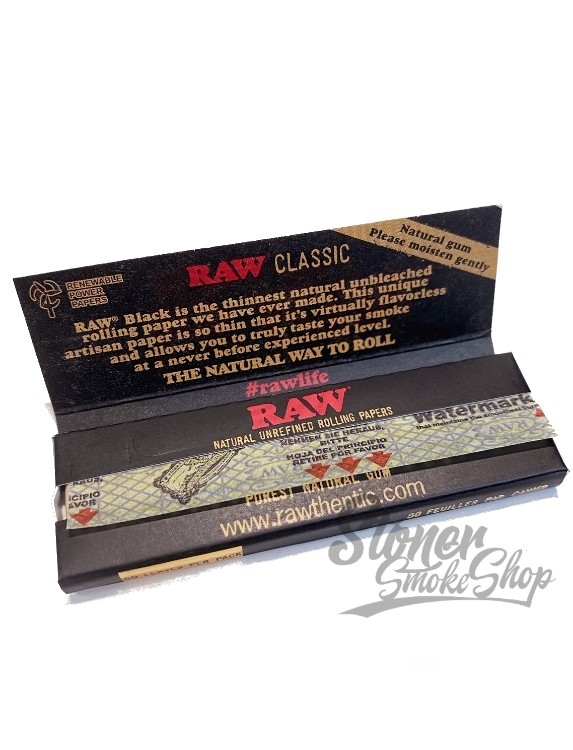 🇪🇸RAW - Black Natural SW Rolling Papers 捲煙紙