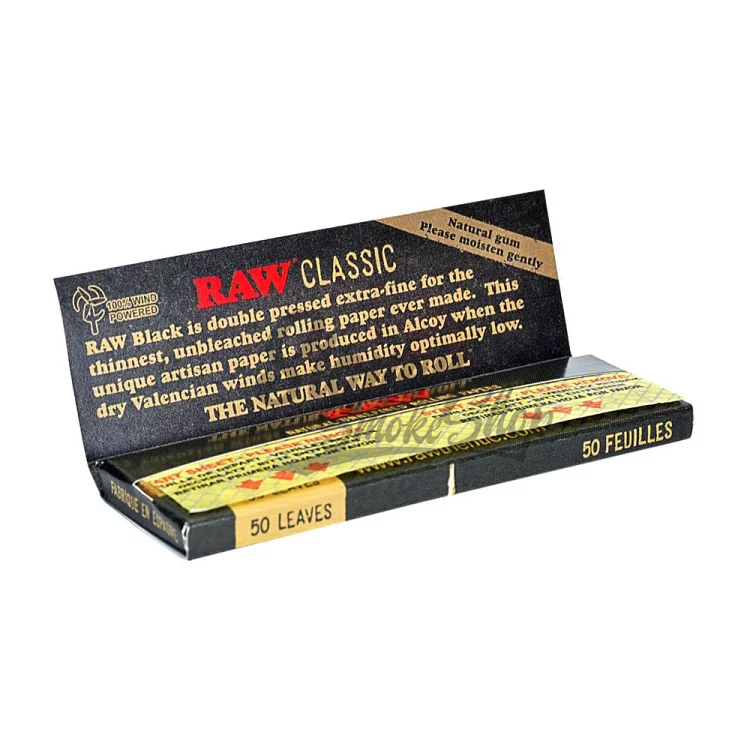 🇪🇸RAW - Black Natural 1 1/4 Rolling Papers 捲煙紙 （50入）
