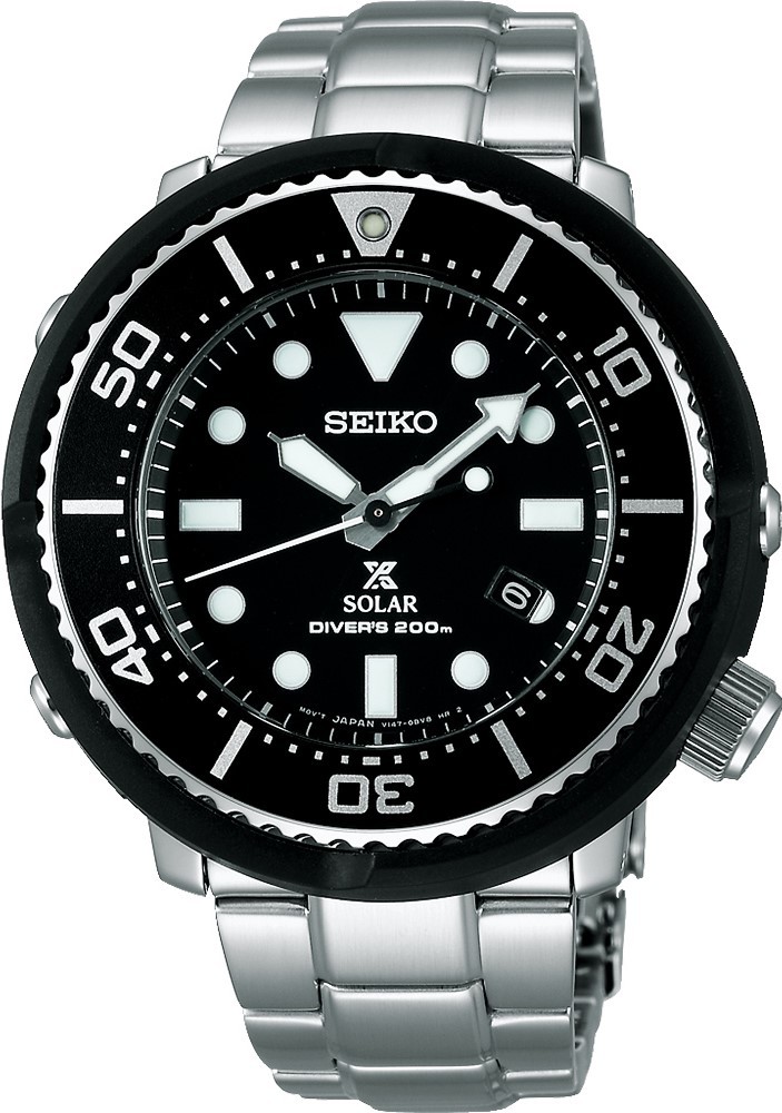 萬年鐘錶 - SEIKO PROSPEX  太陽能潛水錶 DIVER SCUBA  SBDN021J / V147-0AX0D 錶徑46MM