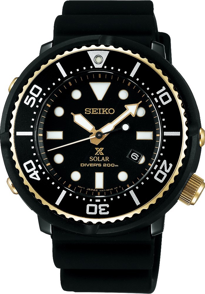 萬年鐘錶 - SEIKO PROSPEX  太陽能潛水錶 DIVER SCUBA  SBDN028J / V147-0BB0SD  錶徑46MM