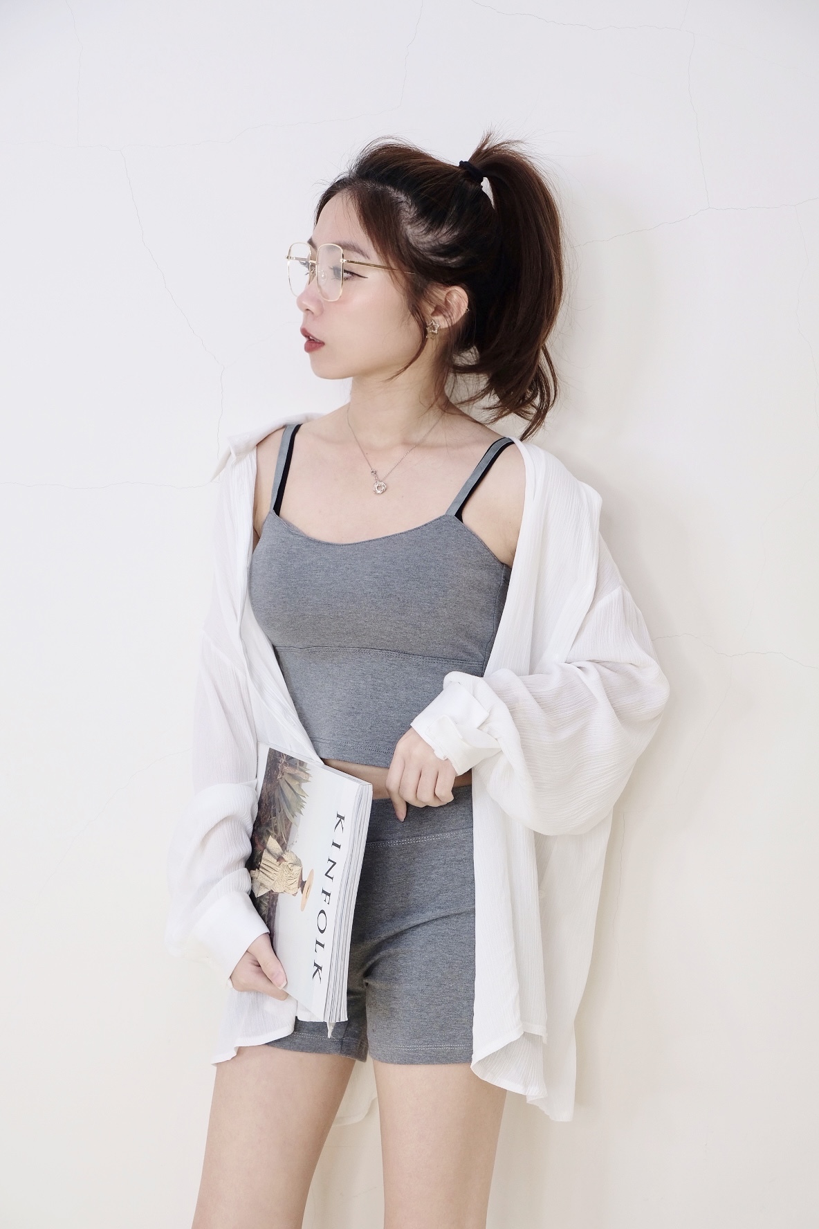 防疫優惠慵懶居家好身材Bra短褲SET