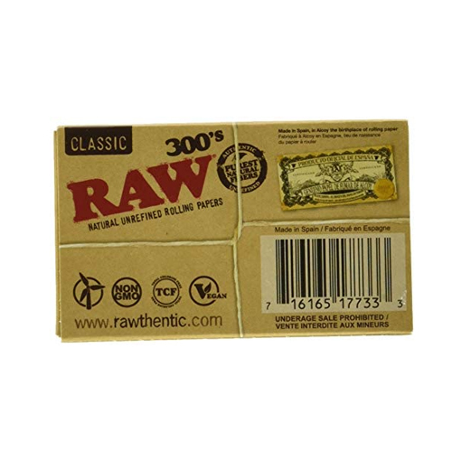 🇪🇸RAW - Classic 300's Leaves Rolling Papers 捲煙紙