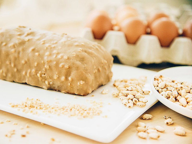 玄米奶茶假期蛋糕