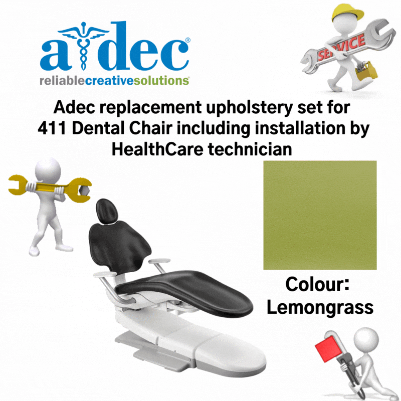 Adec replacement upholstery set for 411 Dental chair