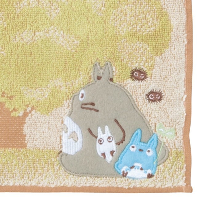 迷你毛巾  龍貓 樹下的龍貓