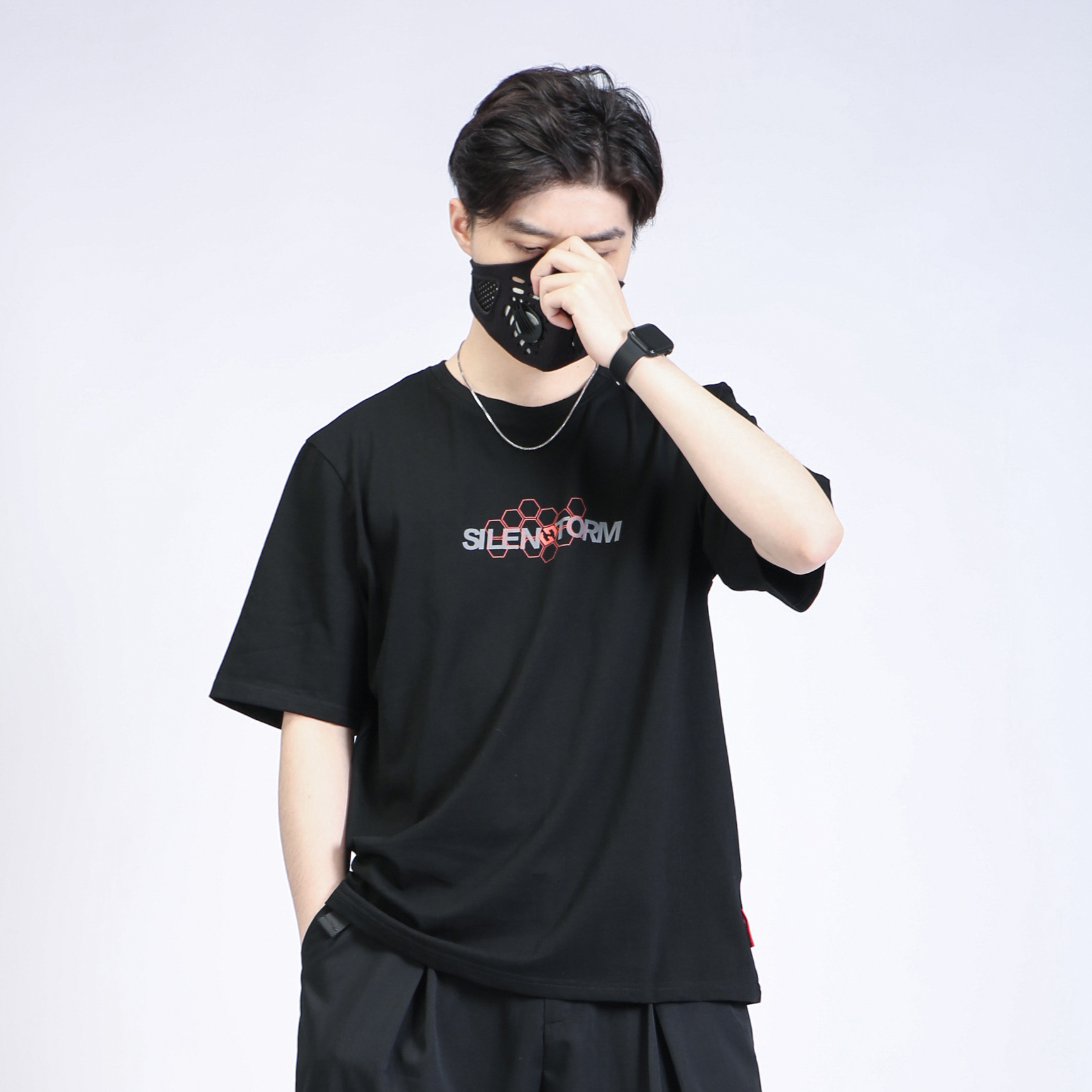 SILENSTORM純色蜂巢機能短袖