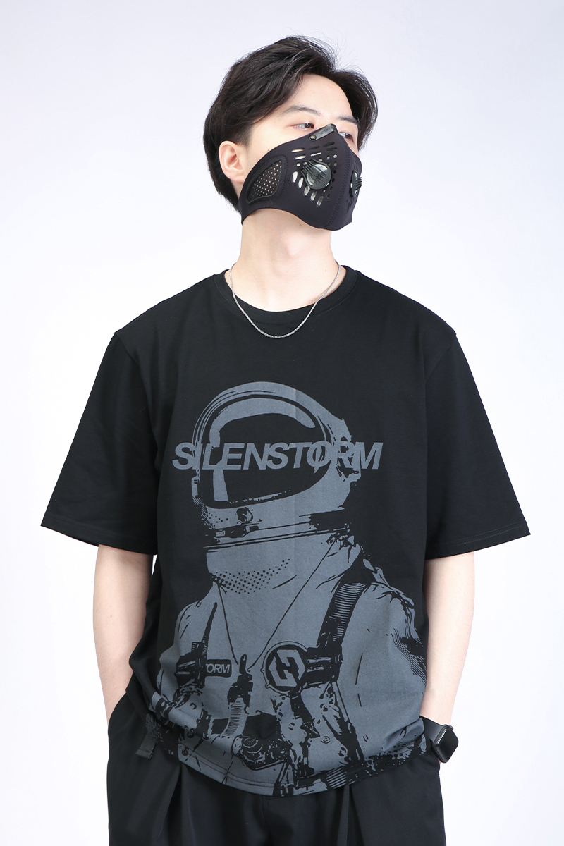 SILENSTORM太空宇航員純棉圓領短袖