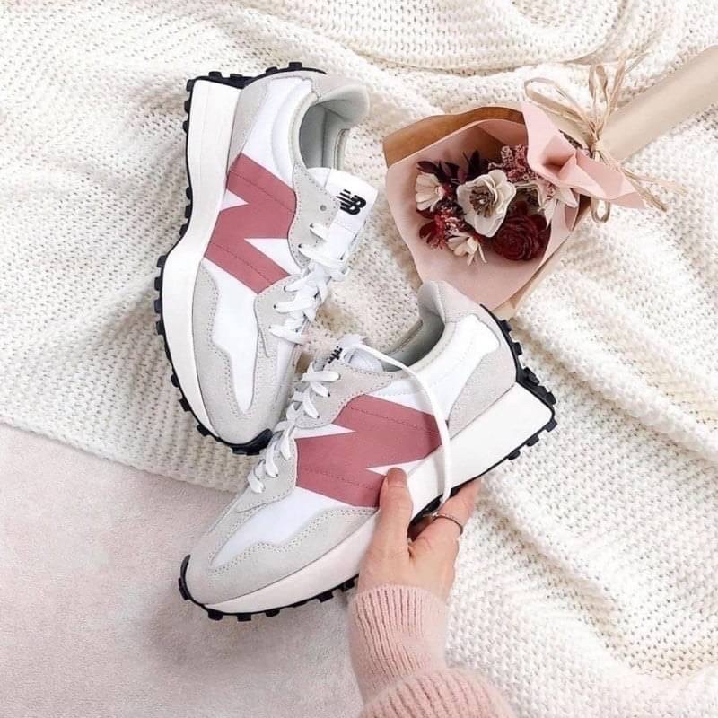 New Balacne 327 乾燥玫瑰粉 大N 麂皮