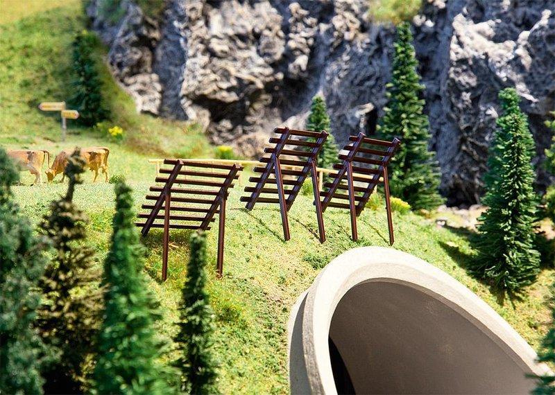 Faller 180436 HO規 Avalanche barrier 雪崩屏障